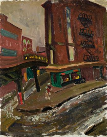 ILYA BOLOTOWSKY (1907-1981) Bronx Landscape.                                                                                                     